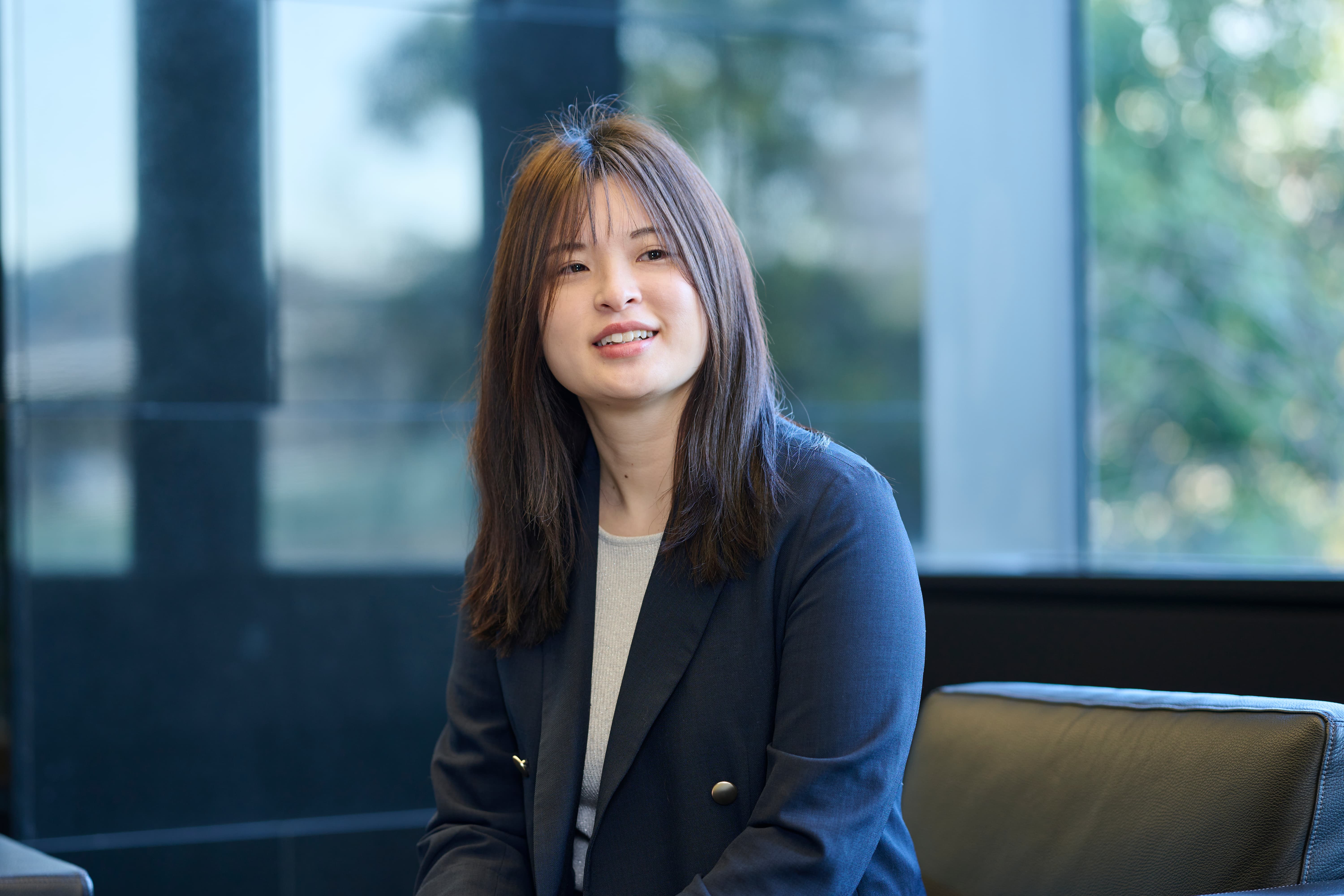 インタビュー風景